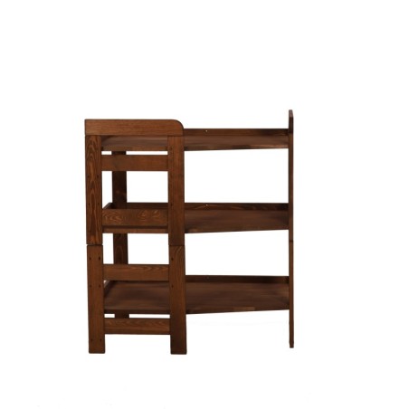 Regał Modułowy Narożnikowy ~ BERDO NAR_03 ~ 82,4x72x44,8 cm ~ 3 Półki brązowy