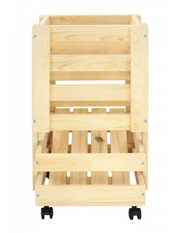 Skrzynie i ławki - Skrzynia Na Kółkach Z Podajnikiem  ▪ Na Warzywa i Owoce ▪ RZ-02 - product 3