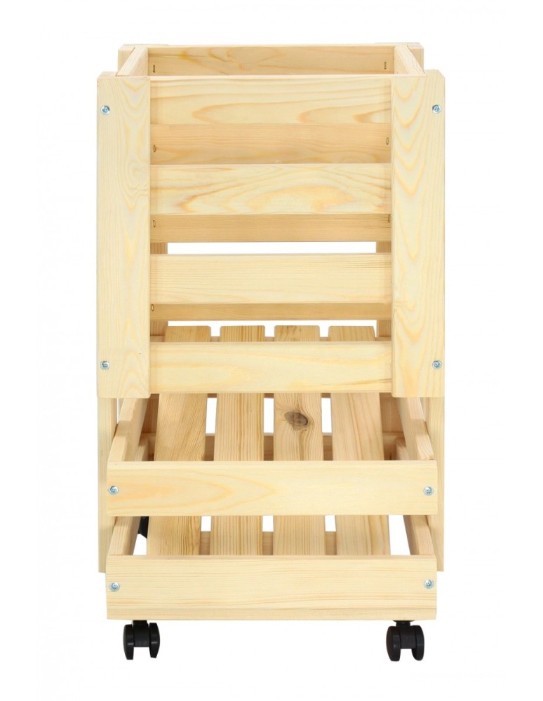 Skrzynie i ławki - Skrzynia Na Kółkach Z Podajnikiem  ▪ Na Warzywa i Owoce ▪ RZ-02 - product MODO24.PL 3