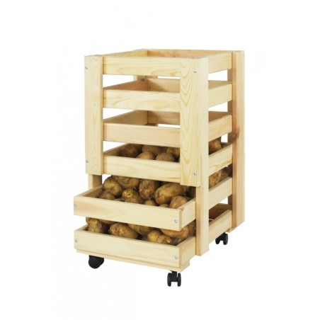 Skrzynia Na Kółkach Z Podajnikiem  ▪ Na Warzywa i Owoce ▪ RZ-02