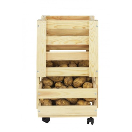 Skrzynia Na Kółkach Z Podajnikiem  ▪ Na Warzywa i Owoce ▪ RZ-02