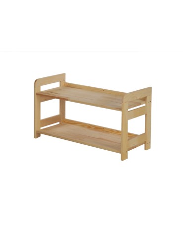 Regały drewniane - Podstawa do Regału BERDO ~ Moduł Prosty ~ 44x80x34,4 cm brązowa - product 11