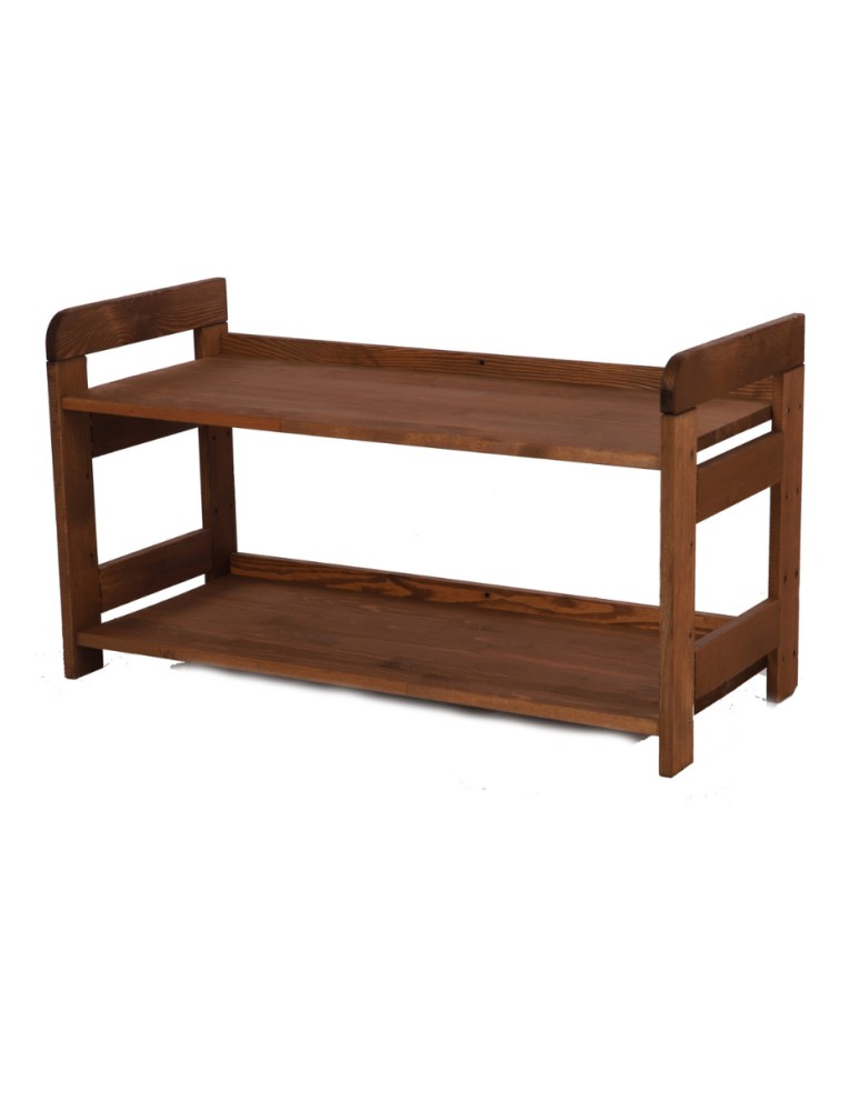 Regały drewniane - Podstawa do Regału BERDO ~ Moduł Prosty ~ 44x80x34,4 cm brązowa - produkt MODO24.PL 1