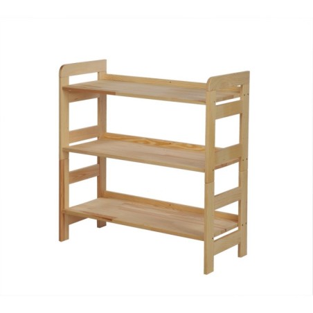 Regał Modułowy Prosty ~ BERDO PRO_03 ~ 82,4x80x34,4 cm ~ 3 Półki brązowy