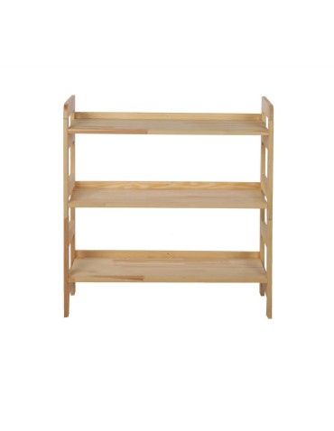 Regały drewniane - Regał Modułowy Prosty ~ BERDO PRO_03 ~ 82,4x80x34,4 cm ~ 3 Półki brązowy - product 9