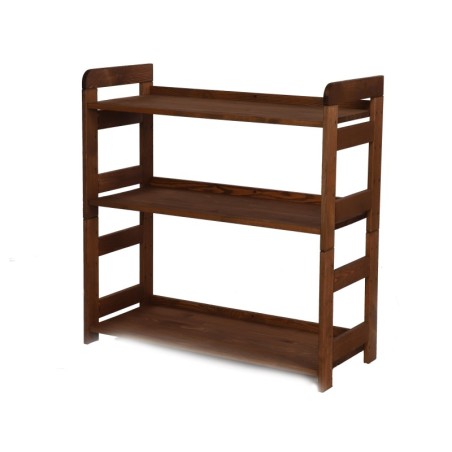 Regał Modułowy Prosty ~ BERDO PRO_03 ~ 82,4x80x34,4 cm ~ 3 Półki brązowy