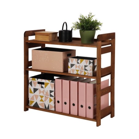 Regał Modułowy Prosty ~ BERDO PRO_03 ~ 82,4x80x34,4 cm ~ 3 Półki brązowy