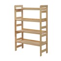 Regał Modułowy Prosty ~ BERDO PRO_04 ~ 120,8x80x34,4 cm ~ 4 Półki brązowy