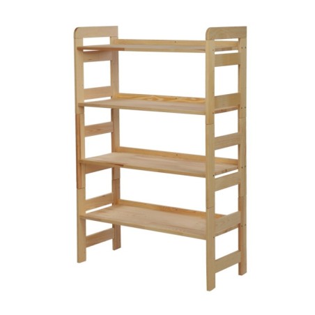 Regał Modułowy Prosty ~ BERDO PRO_04 ~ 120,8x80x34,4 cm ~ 4 Półki brązowy