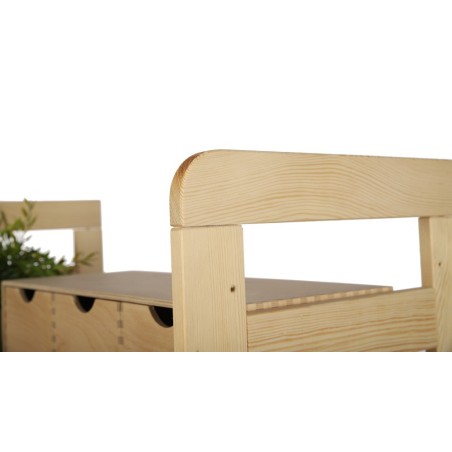 Regał Modułowy Prosty ~ BERDO PRO_05 ~ 159,2x80x34,4 cm ~ 5 Półek brązowy