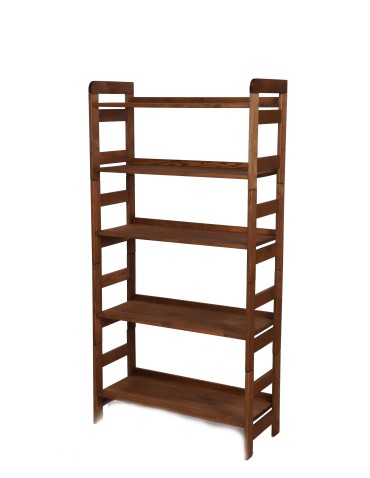 Regał Modułowy Prosty ~ BERDO PRO_05 ~ 159,2x80x34,4 cm ~ 5 Półek brązowy - product 2