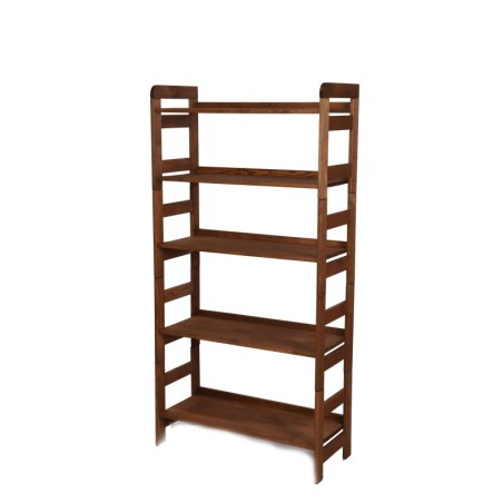 Regał Modułowy Prosty ~ BERDO PRO_05 ~ 159,2x80x34,4 cm ~ 5 Półek brązowy