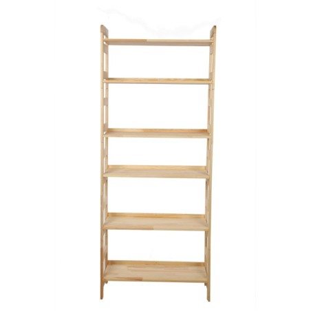 Regał Modułowy Prosty ~ BERDO PRO_06 ~ 197,6x80x34,4 cm ~ 6 Półek brązowy