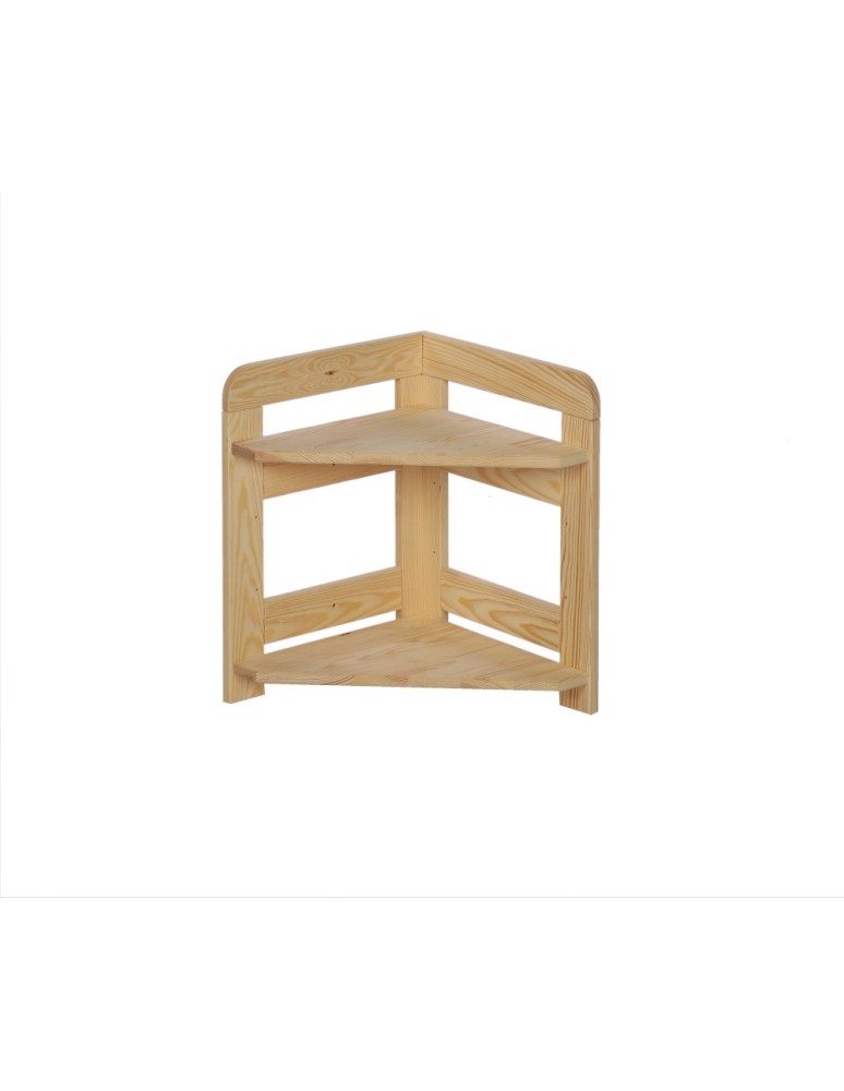 Regały drewniane - Podstawa do Regału BERDO ~ Moduł Narożnikowy ~ 44x34,4x34 cm brązowa - product MODO24.PL 7