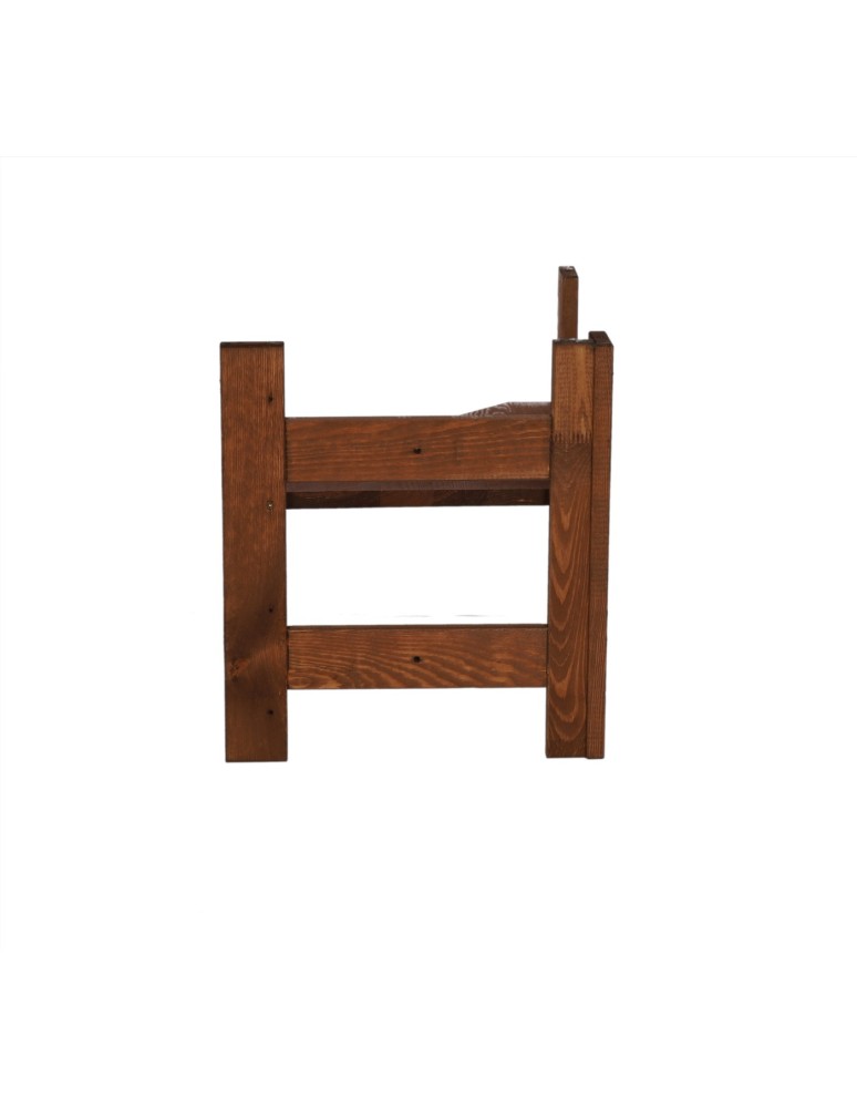 Regały drewniane - Nadstawka do Regału BERDO ~ Moduł Narożnikowy ~ 38,4x34,4x34 cm brązowa - product MODO24.PL 2