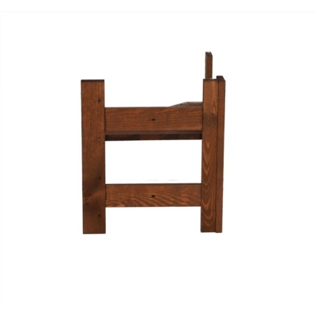 Nadstawka do Regału BERDO ~ Moduł Narożnikowy ~ 38,4x34,4x34 cm brązowa