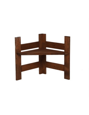 Nadstawka do Regału BERDO ~ Moduł Narożnikowy ~ 38,4x34,4x34 cm brązowa