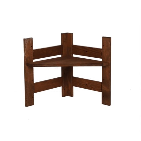 Nadstawka do Regału BERDO ~ Moduł Narożnikowy ~ 38,4x34,4x34 cm brązowa