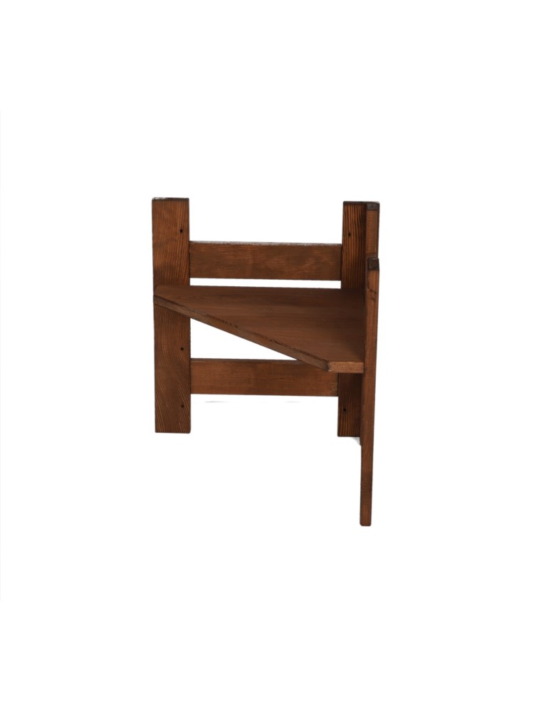 Regały drewniane - Nadstawka do Regału BERDO ~ Moduł Narożnikowy ~ 38,4x34,4x34 cm brązowa - product MODO24.PL 3