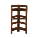Narożny Regał Modułowy ~ Zewnętrzny ~ BERDO NZEW_03 ~ 82,4x34,4x34 cm ~ 3 Półki brązowy