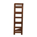 Narożny Regał Modułowy ~ Zewnętrzny ~ BERDO NZEW_04 ~ 120,8x34,4x34 cm ~ 4 Półki brązowy