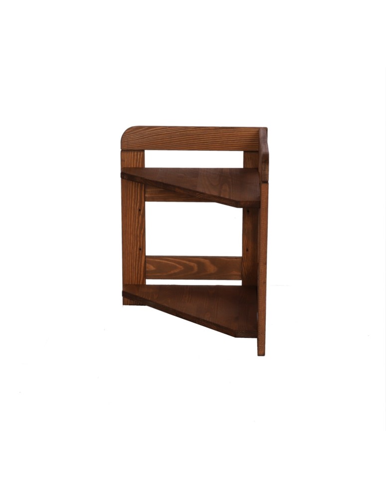 Regały drewniane - Podstawa do Regału BERDO ~ Moduł Narożnikowy ~ 44x34,4x34 cm brązowa - product MODO24.PL 5