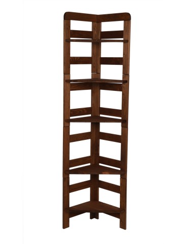 Narożny Regał Modułowy ~ Zewnętrzny ~ BERDO NZEW_05 ~ 159,2x34,4x34 cm ~ 5 Półek brązowy - product 2