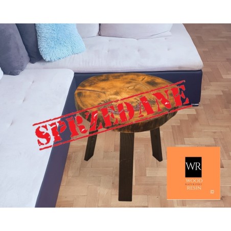 Stolik lub Blat ⭖ Heather Pearl ⭖ Wood & Resin ⭖ Unikat 160113