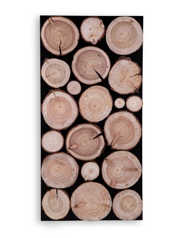 Ozdobny Panel Ścienny ⭑ Plastry Modrzewia ⭑ 1 sztuka