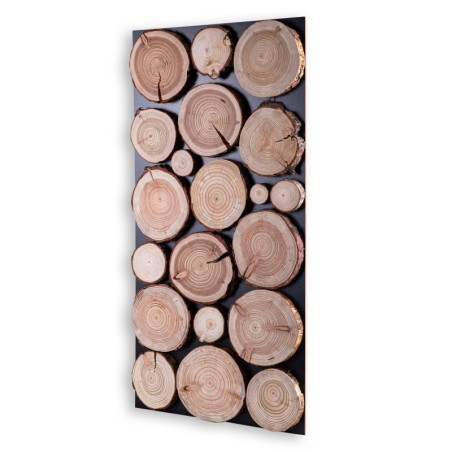 Ozdobny Panel Ścienny ⭑ Plastry Modrzewia ⭑ 1 sztuka