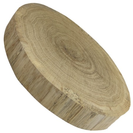 Plaster drewna bez kory - fi 25-30 cm - Dąb, gr 4,0 cm