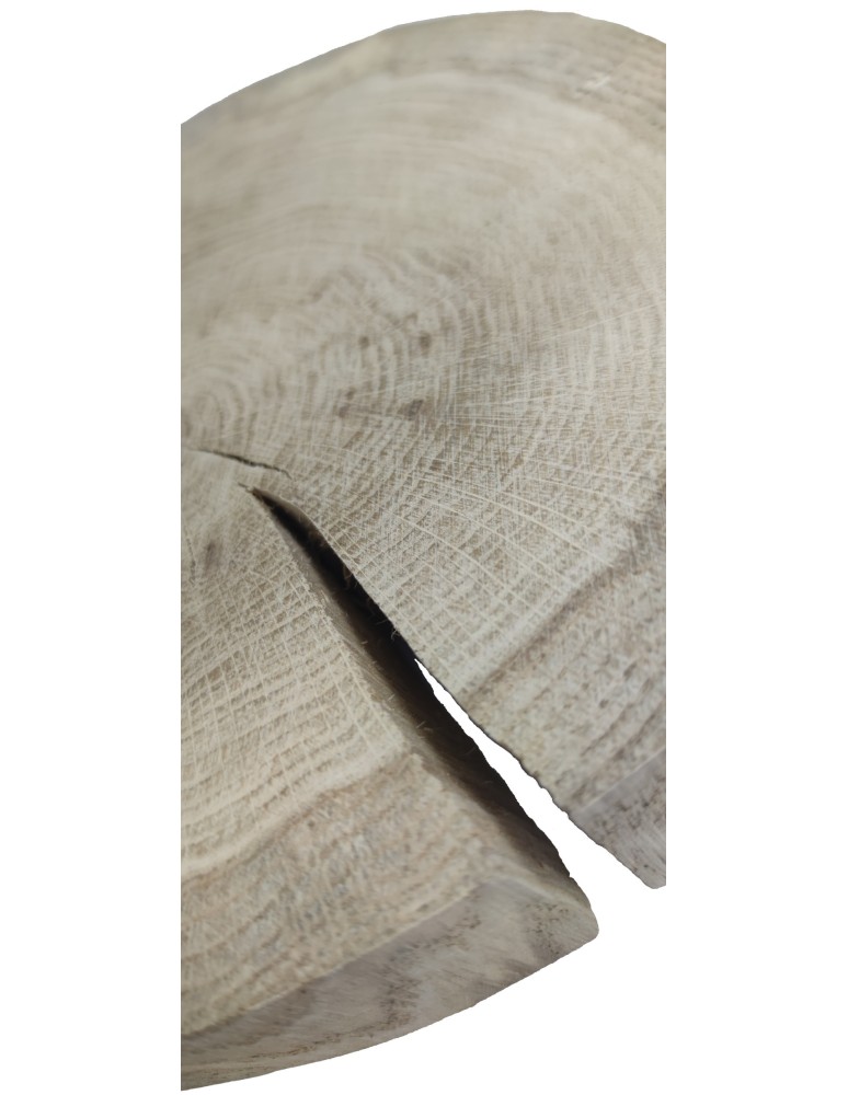 Plastry Okrągłe - Plaster drewna bez kory - fi 25-30 cm - Dąb, gr 4,0 cm - product MODO24.PL 6