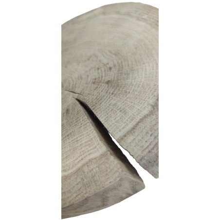 Plaster drewna bez kory - fi 25-30 cm - Dąb, gr 4,0 cm