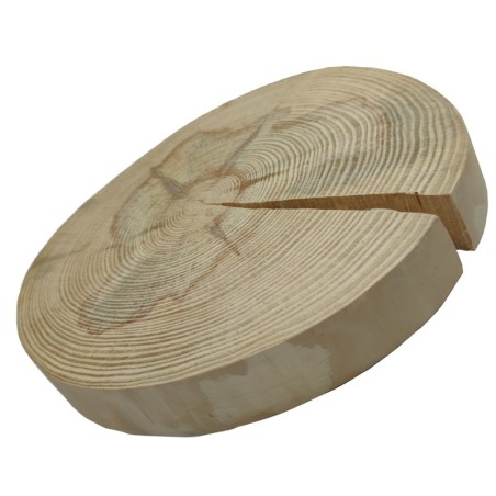 Plaster drewna - fi 25-30 cm - Sosna, gr 3,5 cm