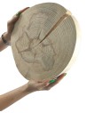 Plaster drewna - fi 25-30 cm - Sosna, gr 3,5 cm