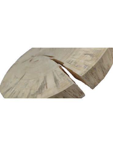 Plaster Drewna Sosnowego ⚪ Grubość 6 cm ⚪ Średnica 50-55 cm ⚪ Oszlifowany i Okorowany - product 2