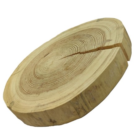 Plaster Drewna Sosnowego ⚪ Grubość 6 cm ⚪ Średnica 35-40 cm ⚪ Oszlifowany i Okorowany