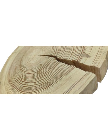 Plastry Okrągłe - Plaster Drewna Sosnowego ⚪ Grubość 6 cm ⚪ Średnica 35-40 cm ⚪ Oszlifowany i Okorowany - product 3