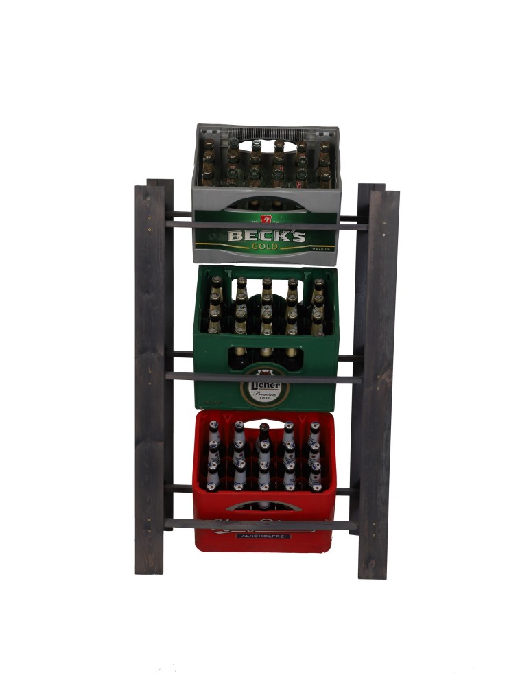 Kategorie produktów - Regał na 3 Skrzynki ~ Drewniany/ Szary ~ RSS 107x70x39 cm - product MODO24.PL 2