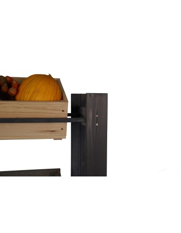 Kategorie produktów - Regał na 4 Skrzynki ~ Drewniany/ Szary ~ RSS 149x70x39 cm - product 9