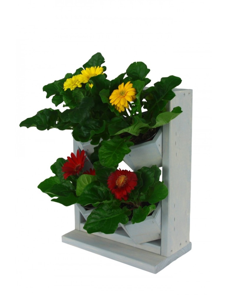 Kwietniki i donice - Ogród Wertykalny RD-8 2x2 12cm szary - produkt MODO24.PL 1