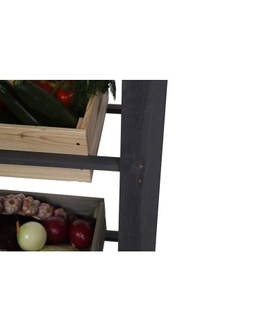 Kategorie produktów - Regał na 3 Skrzynki ~ Drewniany/ Szary ~ RSS 107x70x39 cm - product 11