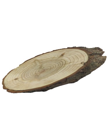 Drewniane tace, patery - Taca Do Serwowania ✦ Surowy Modrzew z Korą✦ dł  35-40cm - product 5