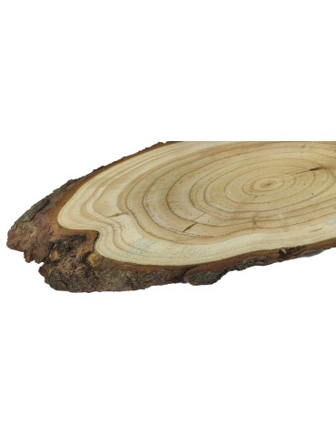 Drewniane tace, patery - Taca Do Serwowania ✦ Surowy Modrzew z Korą✦ dł  35-40cm - product 3