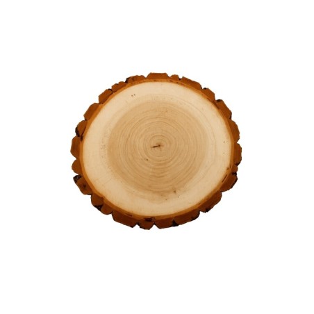 Plaster drewna z korą - fi 30-35 cm - Topola, gr 5,0