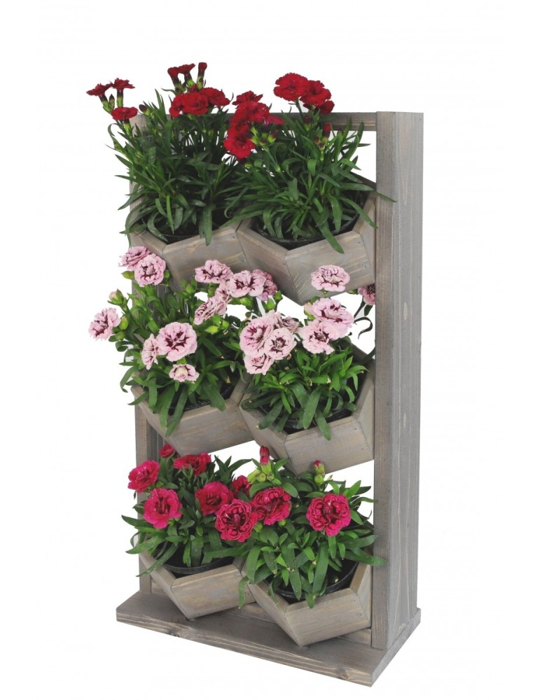 Kwietniki i donice - Ogród Wertykalny RD-8 2x3 12cm szary - produkt MODO24.PL 1