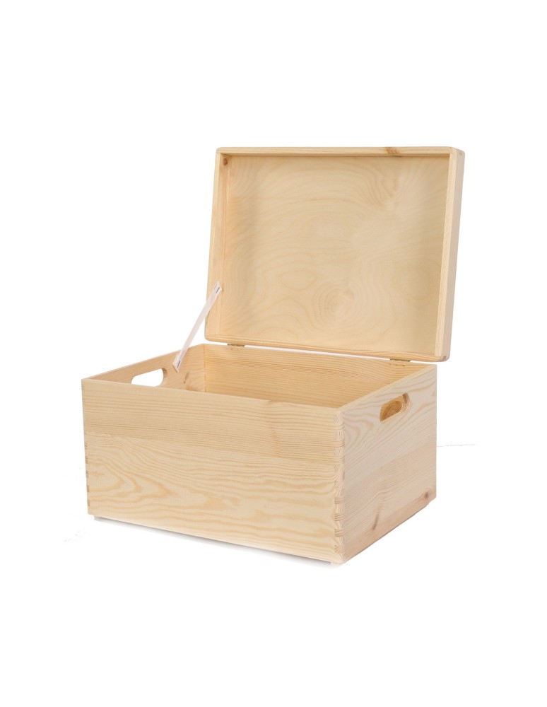 Skrzynki drewniane - Skrzynka drewniana z pokrywą 23x40x30 cm ~ S-03 - product MODO24.PL 2