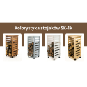 Stojak na drewno SK-1K biały