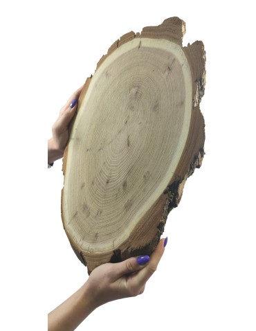 Taca Drewniana Ozdobna ✦ Surowa Akacja ✦ dł  35-40 cm