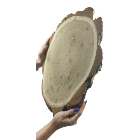 Taca Drewniana Ozdobna ✦ Surowa Akacja ✦ dł  35-40 cm